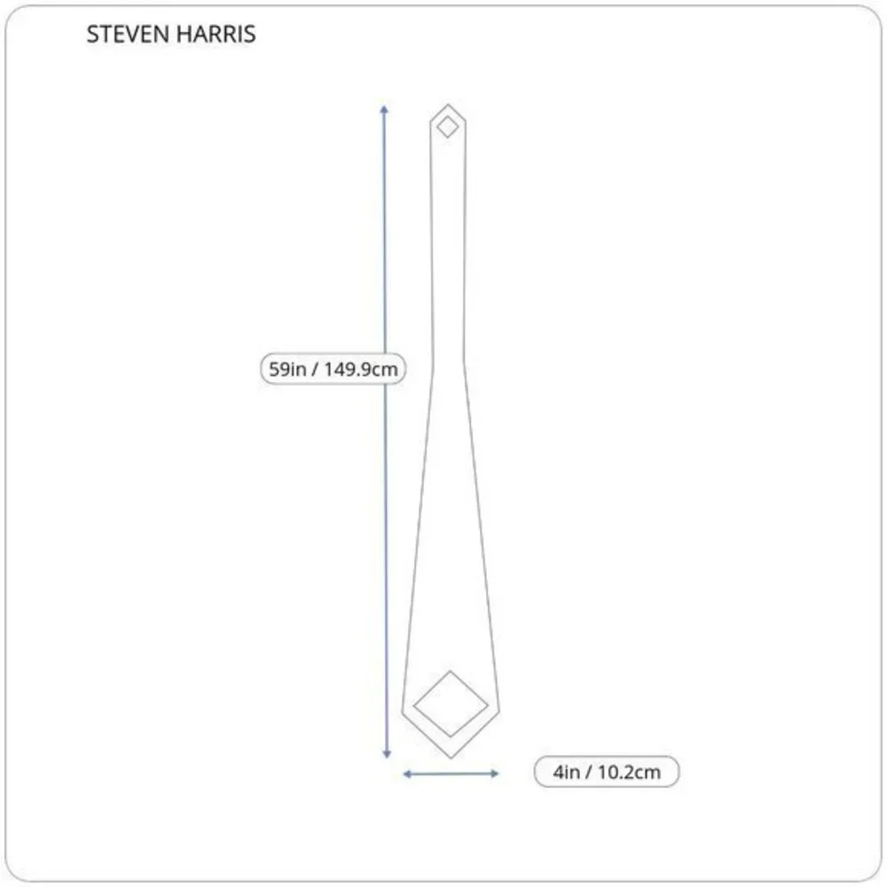 Steven Harris Tie Necktie Golf Balls‎ Tee Blue Tan Brown